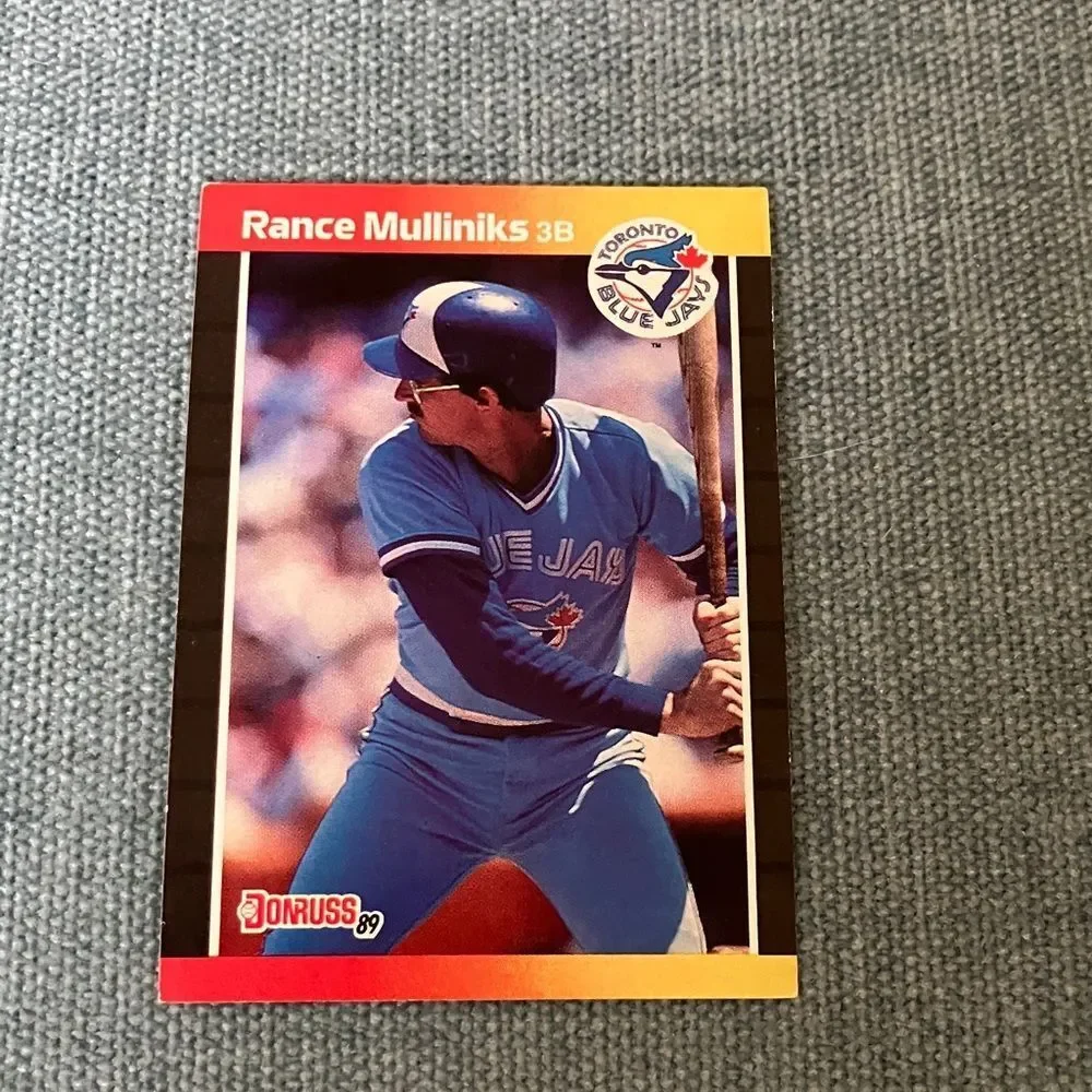 1989 Donruss Toronto Blue Jays Baseball Card Trading Card